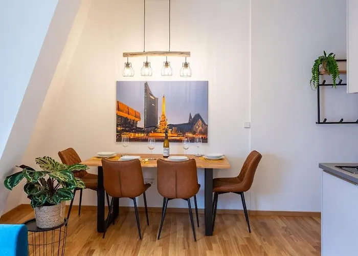 Feelgood Apartment Cozy Leipzig Citycenter Mit Tg-Stellplatz